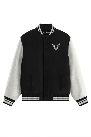 V logo Varsity Jacket- Trending Now