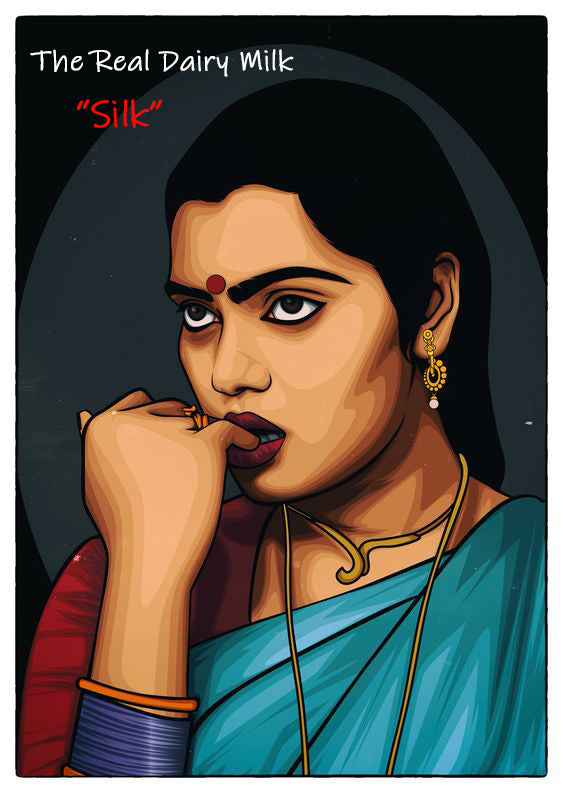 Silk Smitha G.O.A.T Wall poster