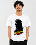Super Star FanBoy Rajinikanth fan T-shirt front view, Tamil cinema graphic tee from TheFanboy.in