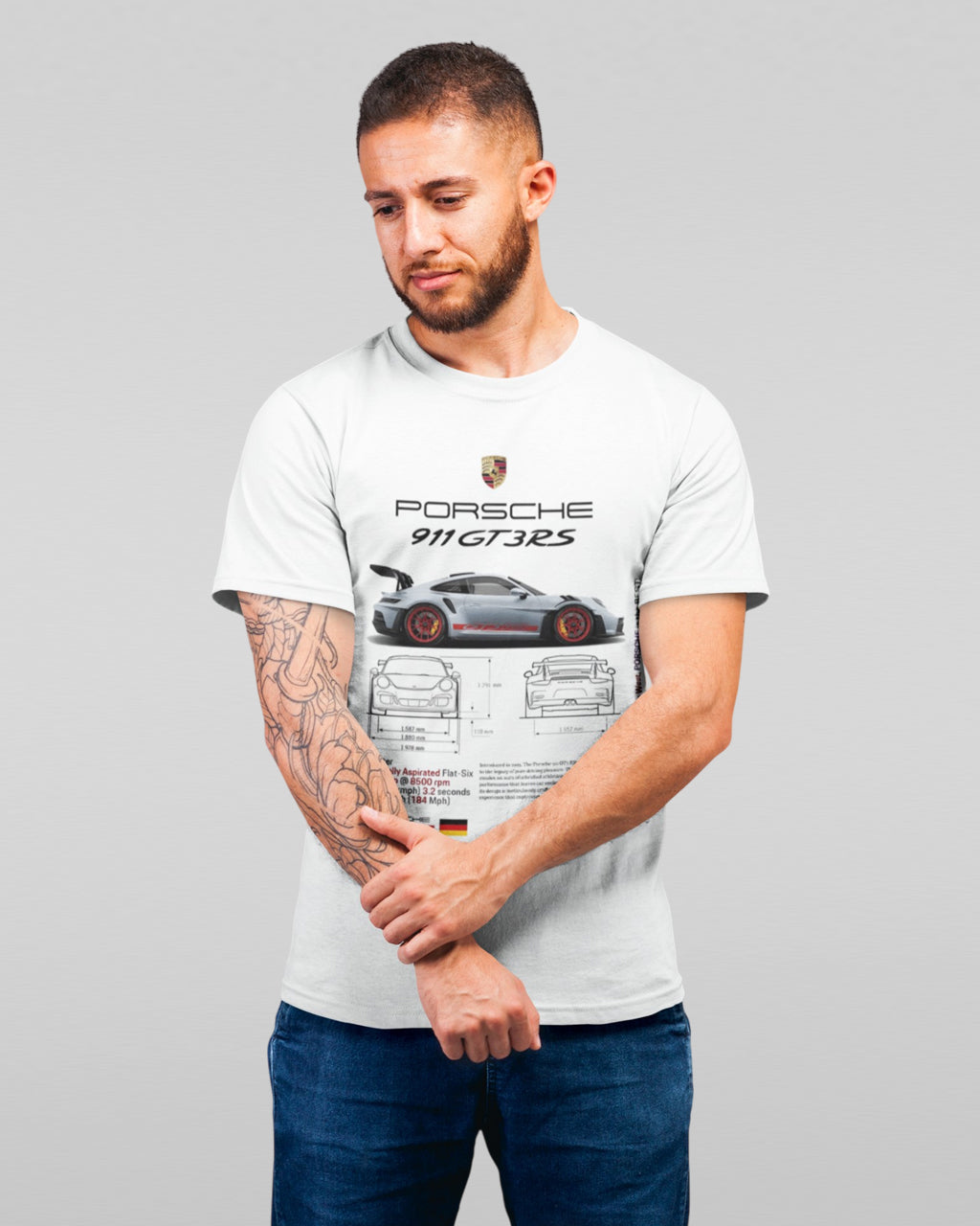 Porsche T-shirt White