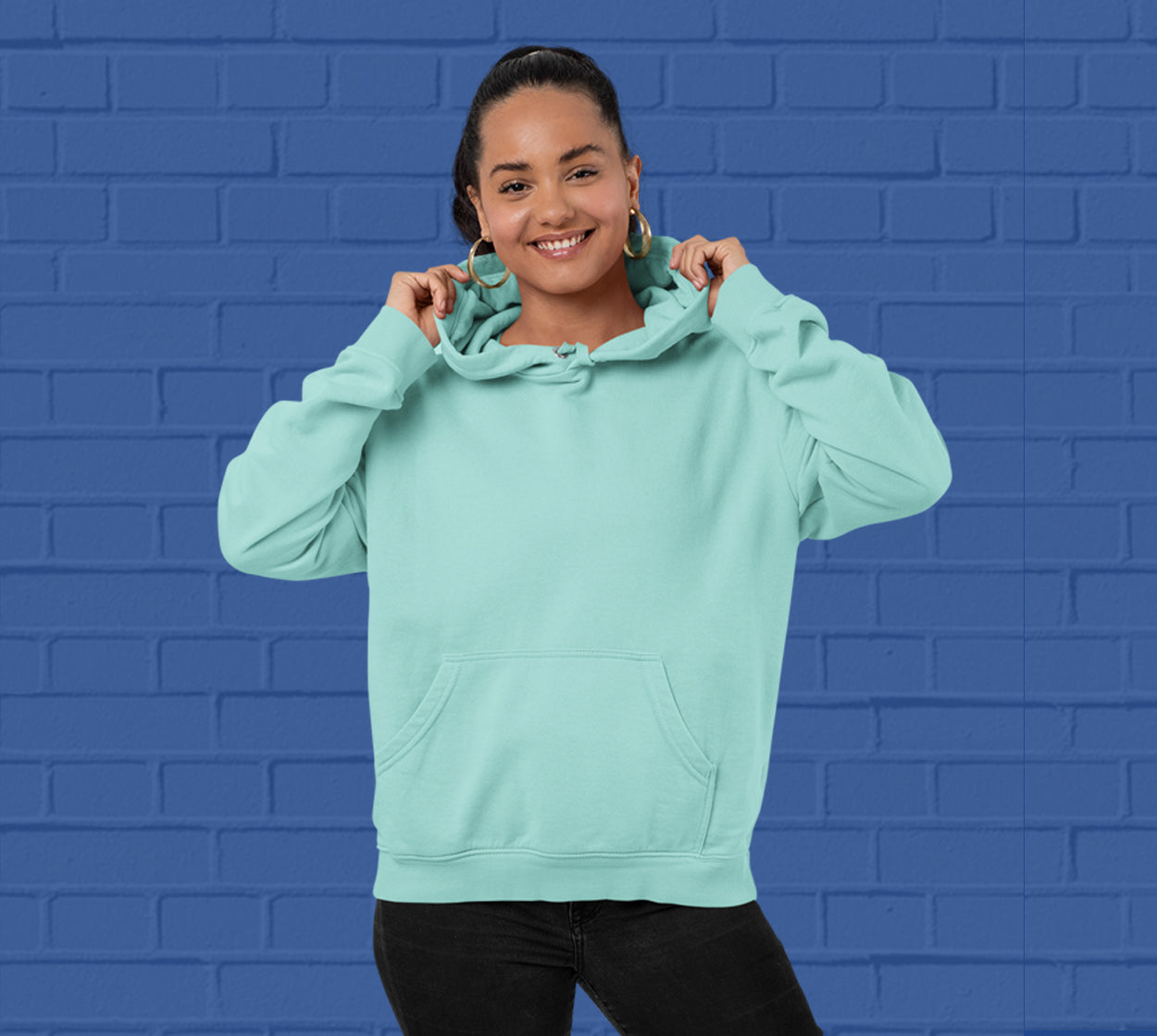 Shop best quality plain and printed hoodies  for women