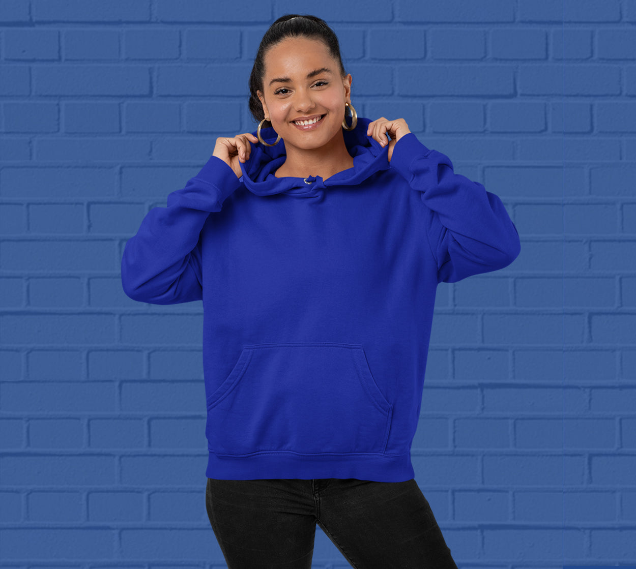 Shop best quality plain and printed hoodies  for women