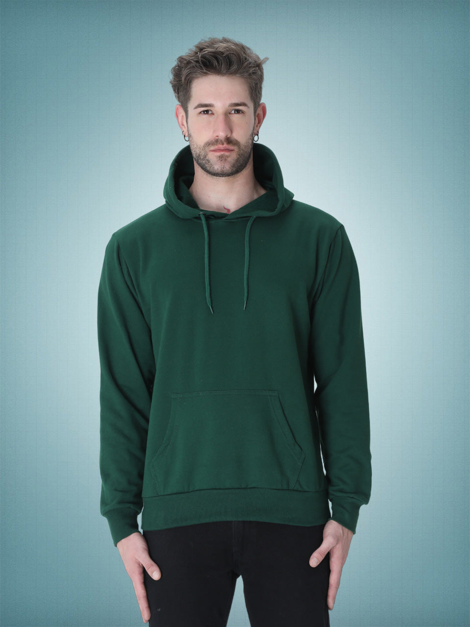 BOTTLE-GREEN-BASIC-HOODIE