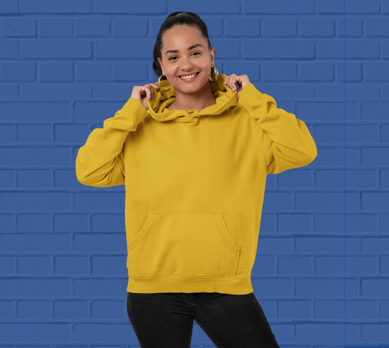 Shop best quality plain and printed hoodies  for women