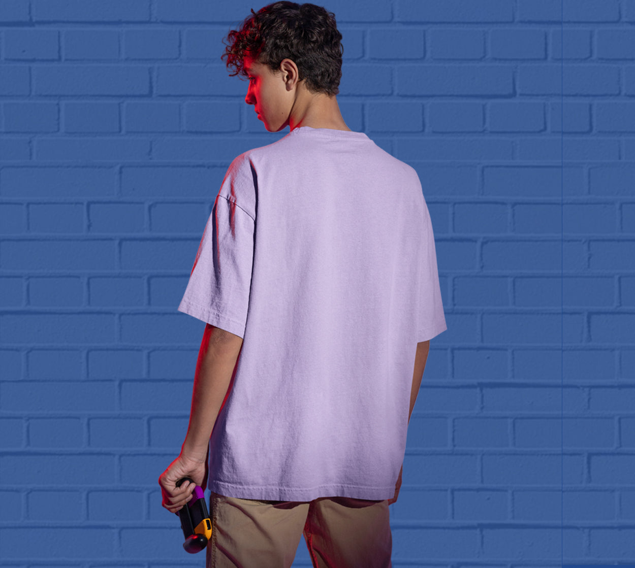 Buy-Lavender-Oversized-Tshirts-for men-online