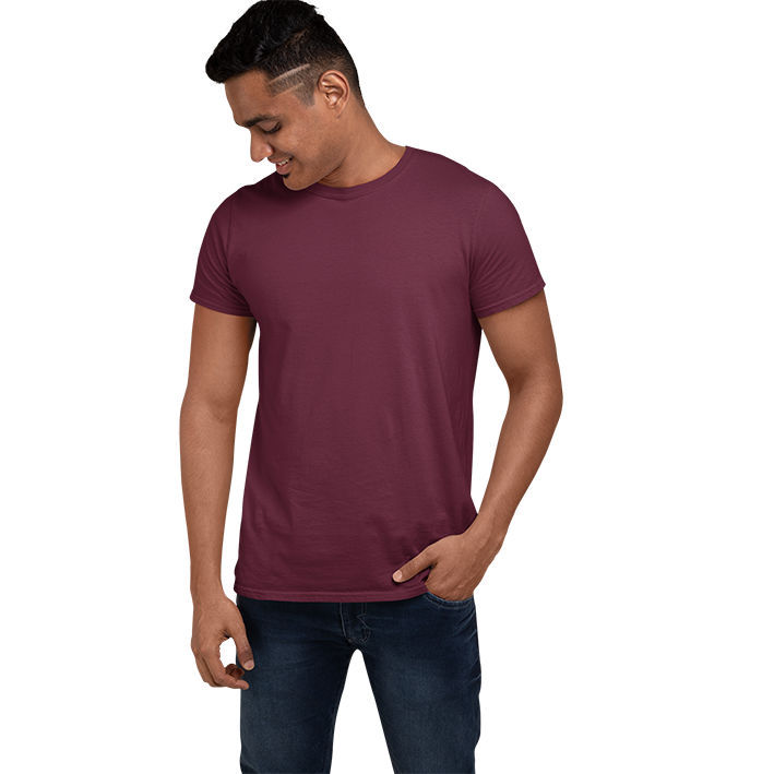 Buy Maroon t shirt for men at goat prints