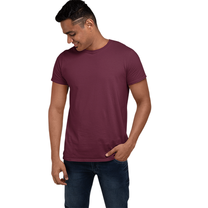 Buy Maroon t shirt for men at goat prints