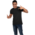 Men's Round Neck Plain T-Shirt Black