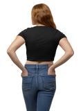 Buy  Black plain crop top online in India
