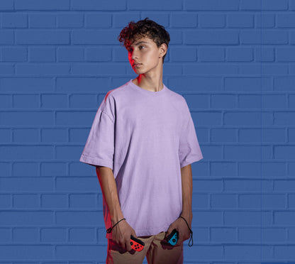 Buy-Lavender-Oversized-Tshirts-for men-online