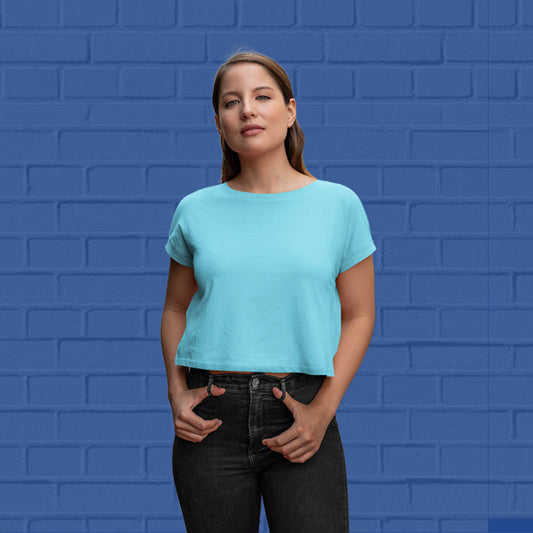 Sky-blue-Crop-Top-for-Women-goatprints