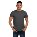 Men's Round Neck Plain T-Shirt Steel Grey