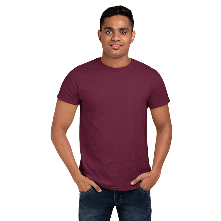 Buy Maroon t shirt for men at goat prints