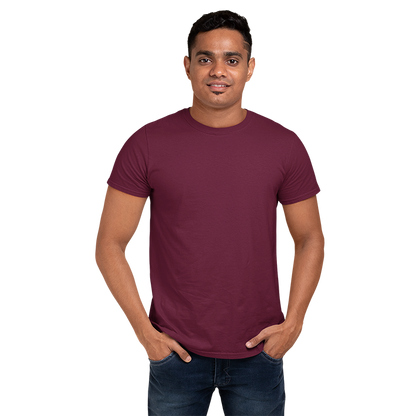 Buy Maroon t shirt for men at goat prints