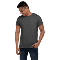 Men's Round Neck Plain T-Shirt Steel Grey
