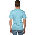 Men's Round Neck Plain T-Shirt  Sky Blue