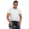 Men's Round Neck Plain T-Shirt white