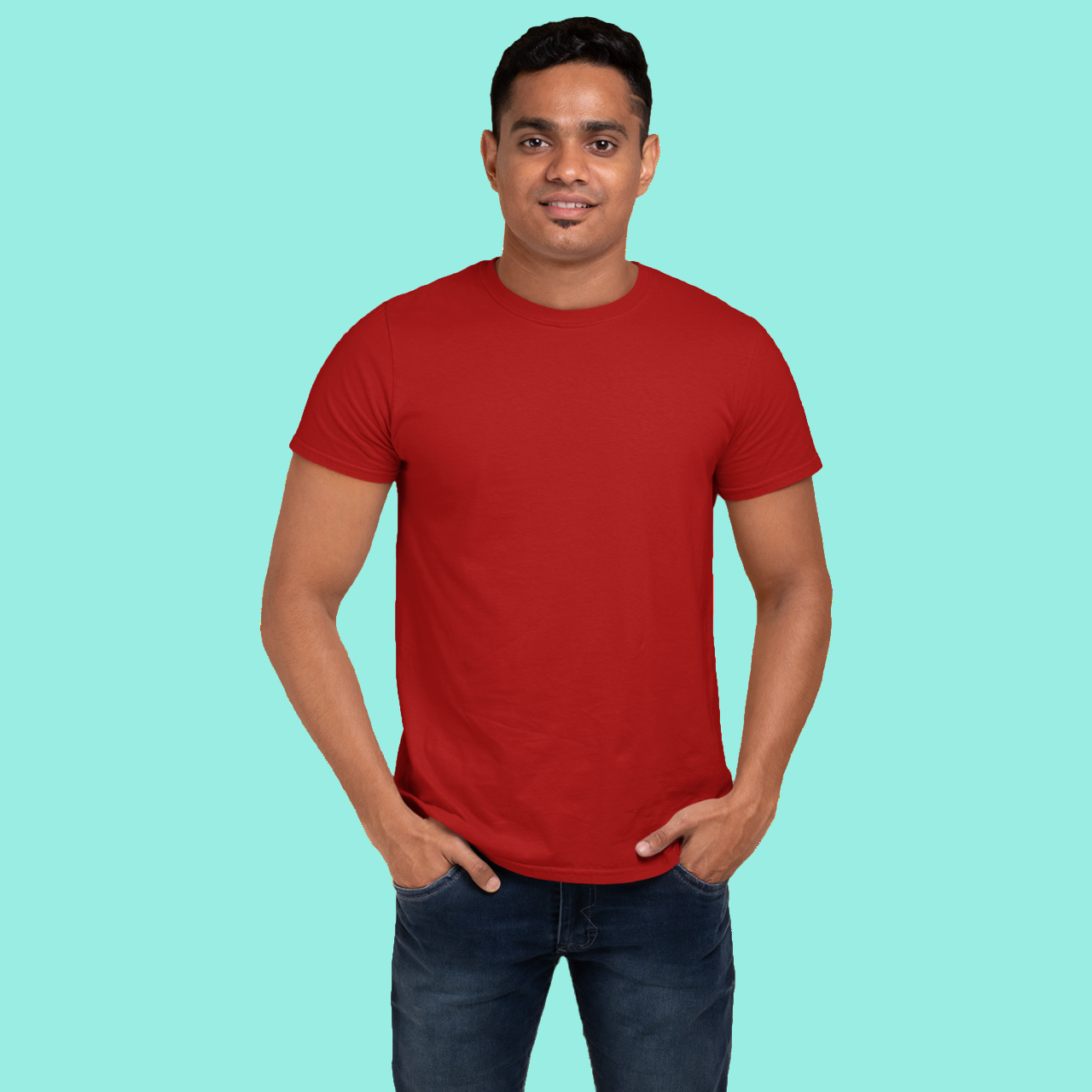 Buy Red t shirt for men at goat prints