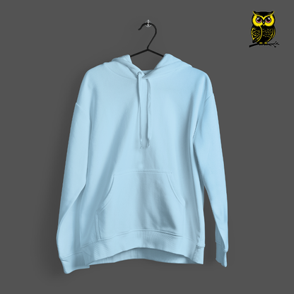 MEN-HOODIES - BABY BLUE