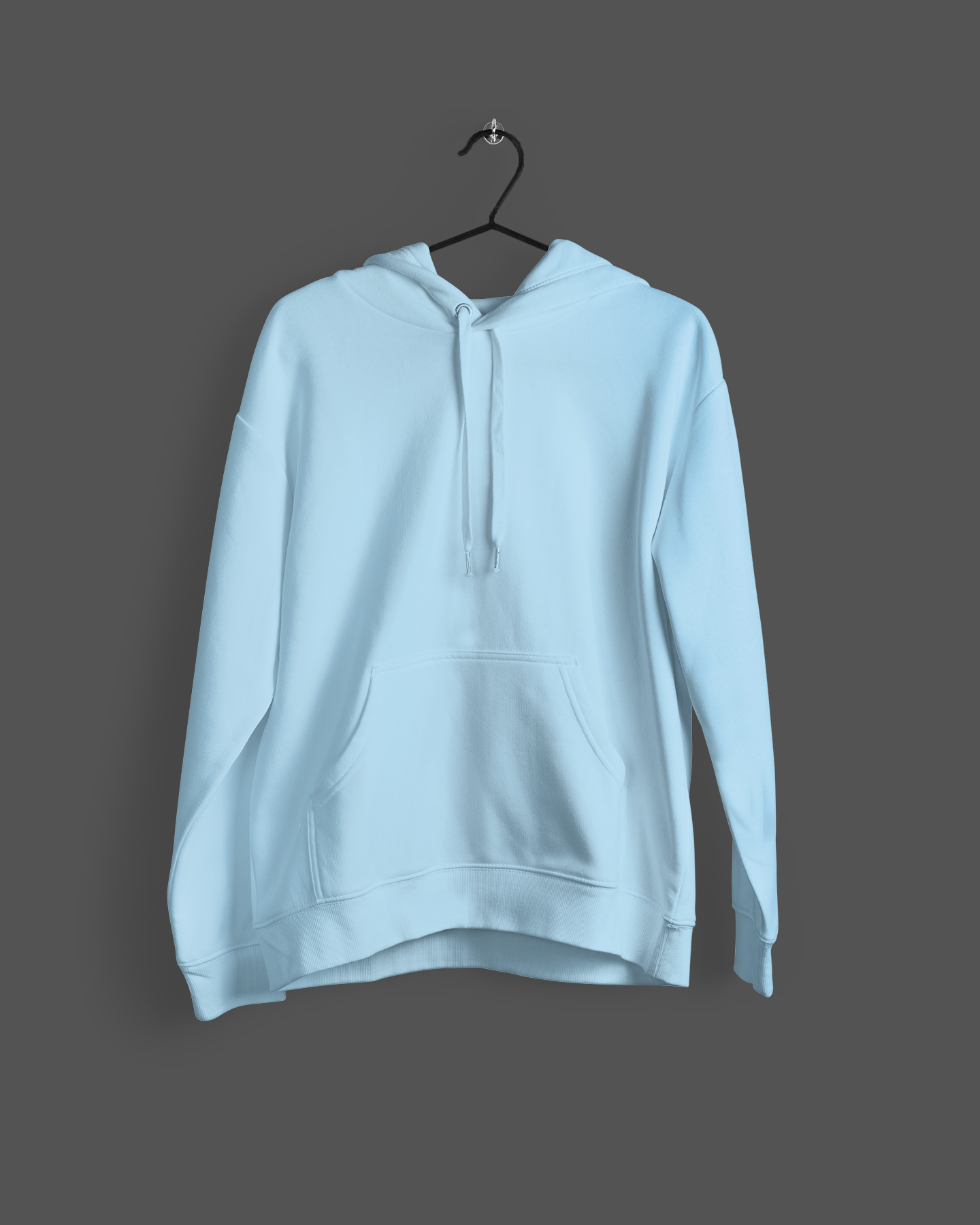 MEN-HOODIES - BABY BLUE