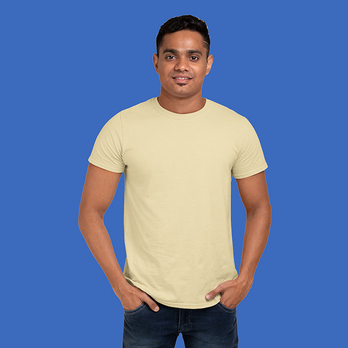 Buy Beige t shirt for men at goat prints