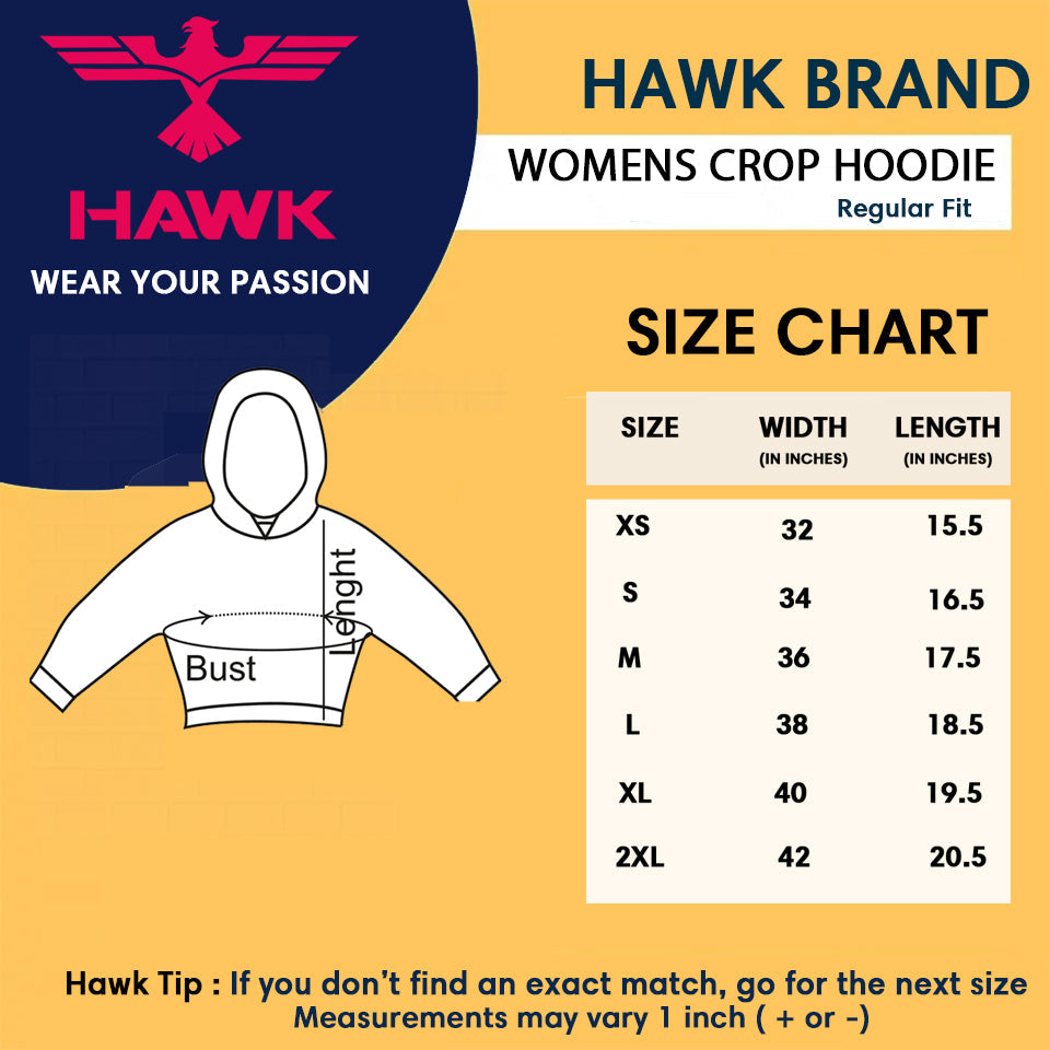 Buy Women Crop Hoodie Online at Hawkty