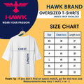 Engineer Oversized T-shirt size chart