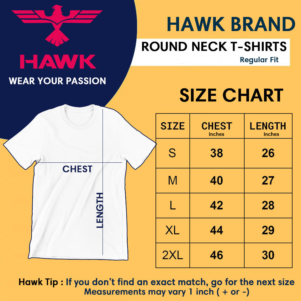 round neck t shirs at hawk