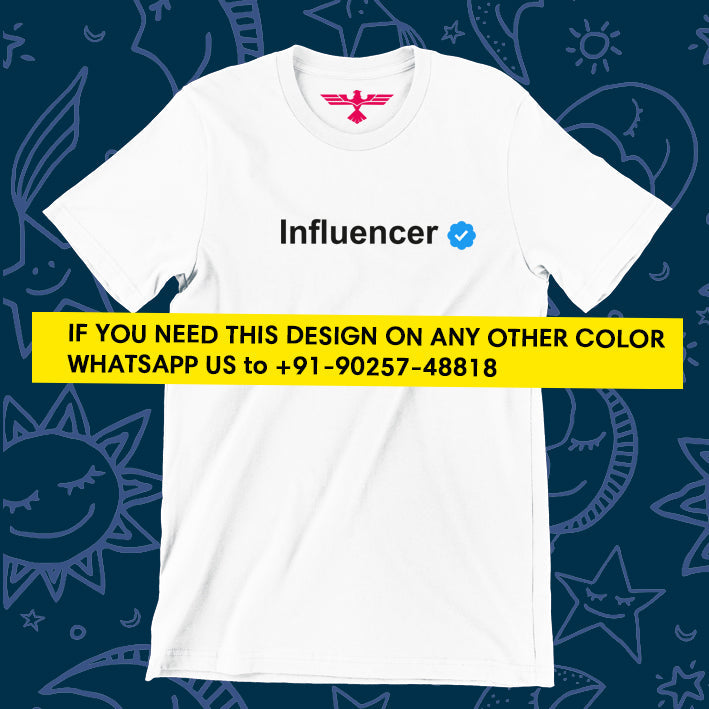 Influencer T-shirt at hawk