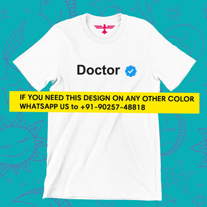 Verified Doctor Black T-Shirt