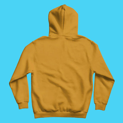 Mustard Yellow Hoodie - Fully Solid with Kangaroo Pocket