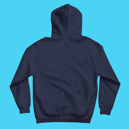 Navy Blue Hoodie - Fully Solid with Kangaroo Pocket