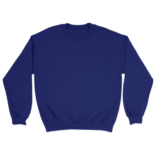 PLAIN UNISEX SWEATSHIRT -ROYAL BLUE