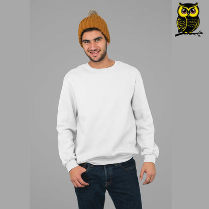 PLAIN-UNISEX-SWEATSHIRT-WHITE