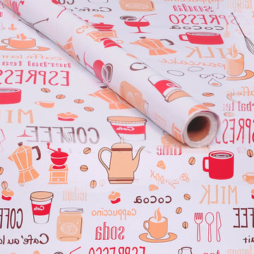 White Base Multicolor Wallpaper