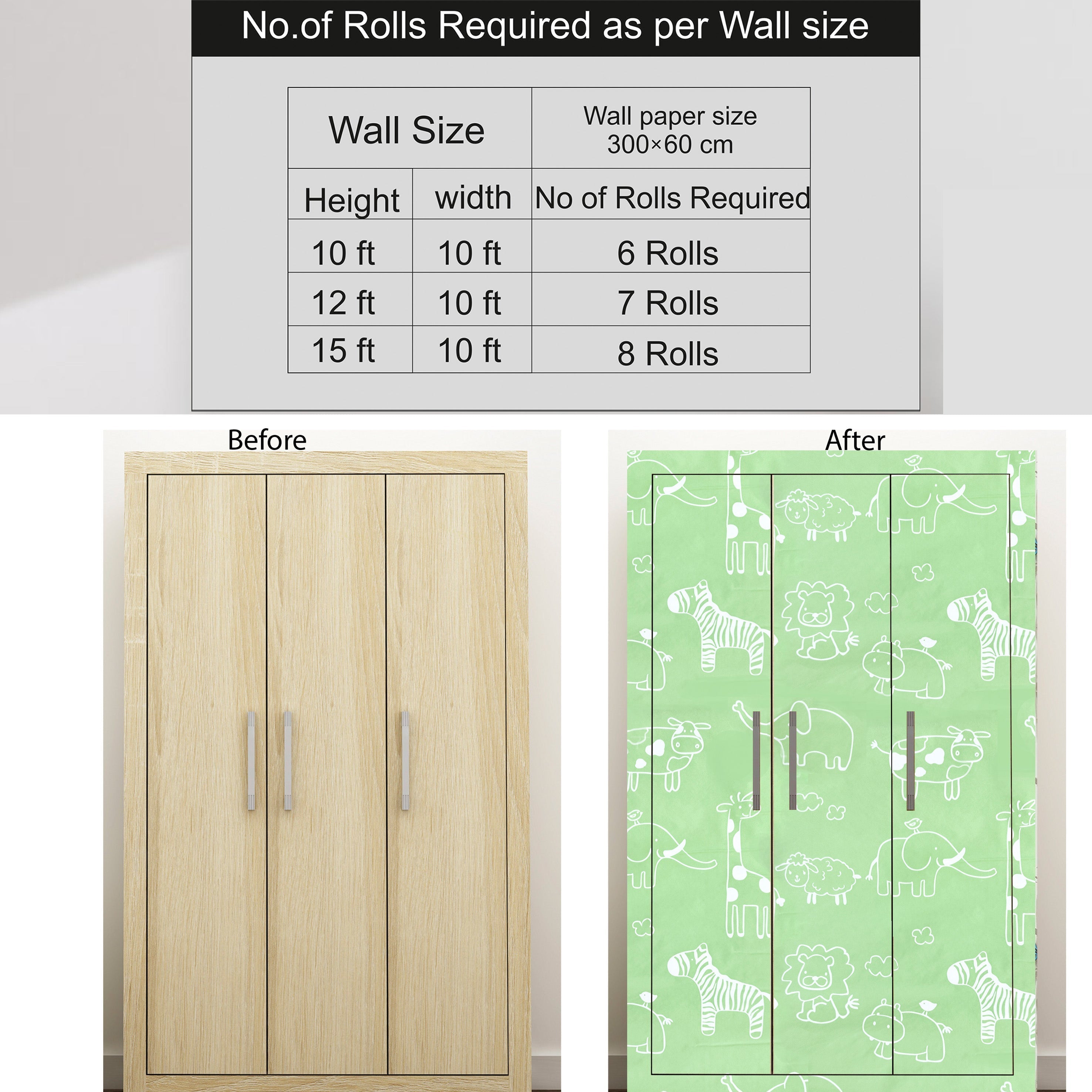Decorative Green Wallpaper