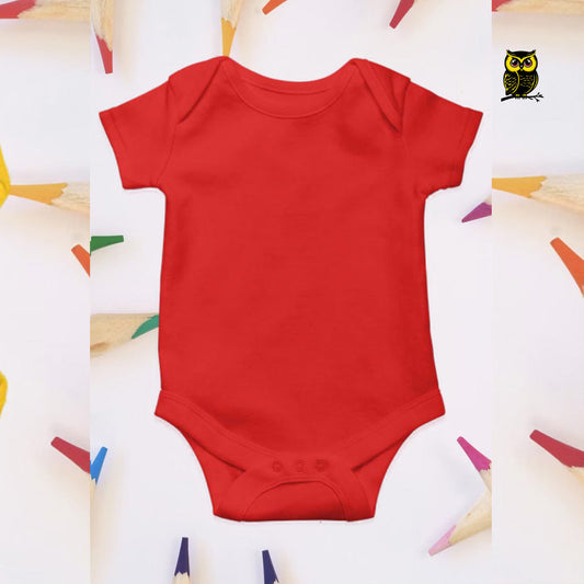 BABY ROMPER – SKIN FRIENDLY PURE COTTON-RED