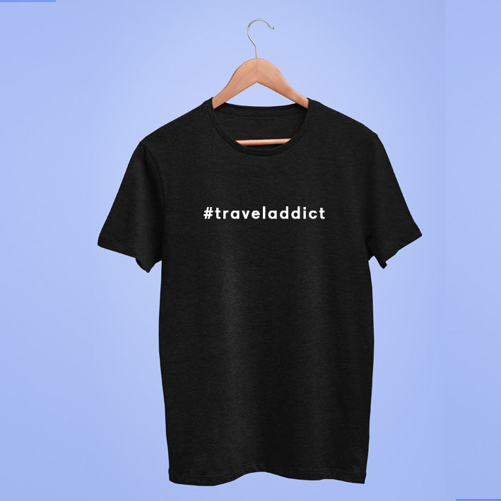 Travel Addict Half Sleeve T-Shirt